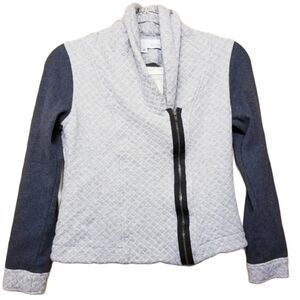 Killion | Women's Gray Knit Side Zip Sweater/Sweatshirt (Size Medium)